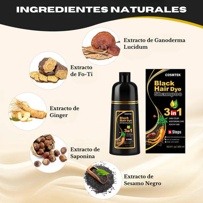 Champú Anticanas 3 en 1 para Mujeres e Hombres 500ML